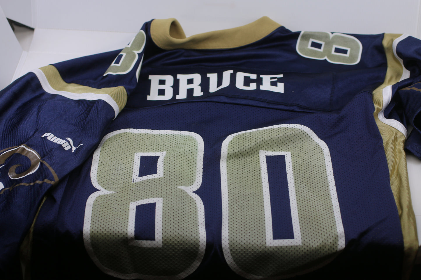 🏈 Isaac Bruce #80 St. Louis Rams Puma Jersey XL Vintage NFL Read Description