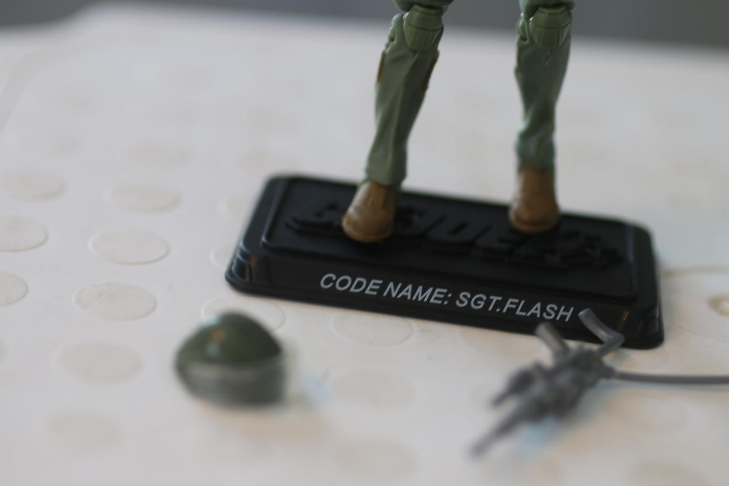 GI Joe 25th Anniversary 2008 SGT FLASH v2 Figure 100% Complete Laser Rifle Troop