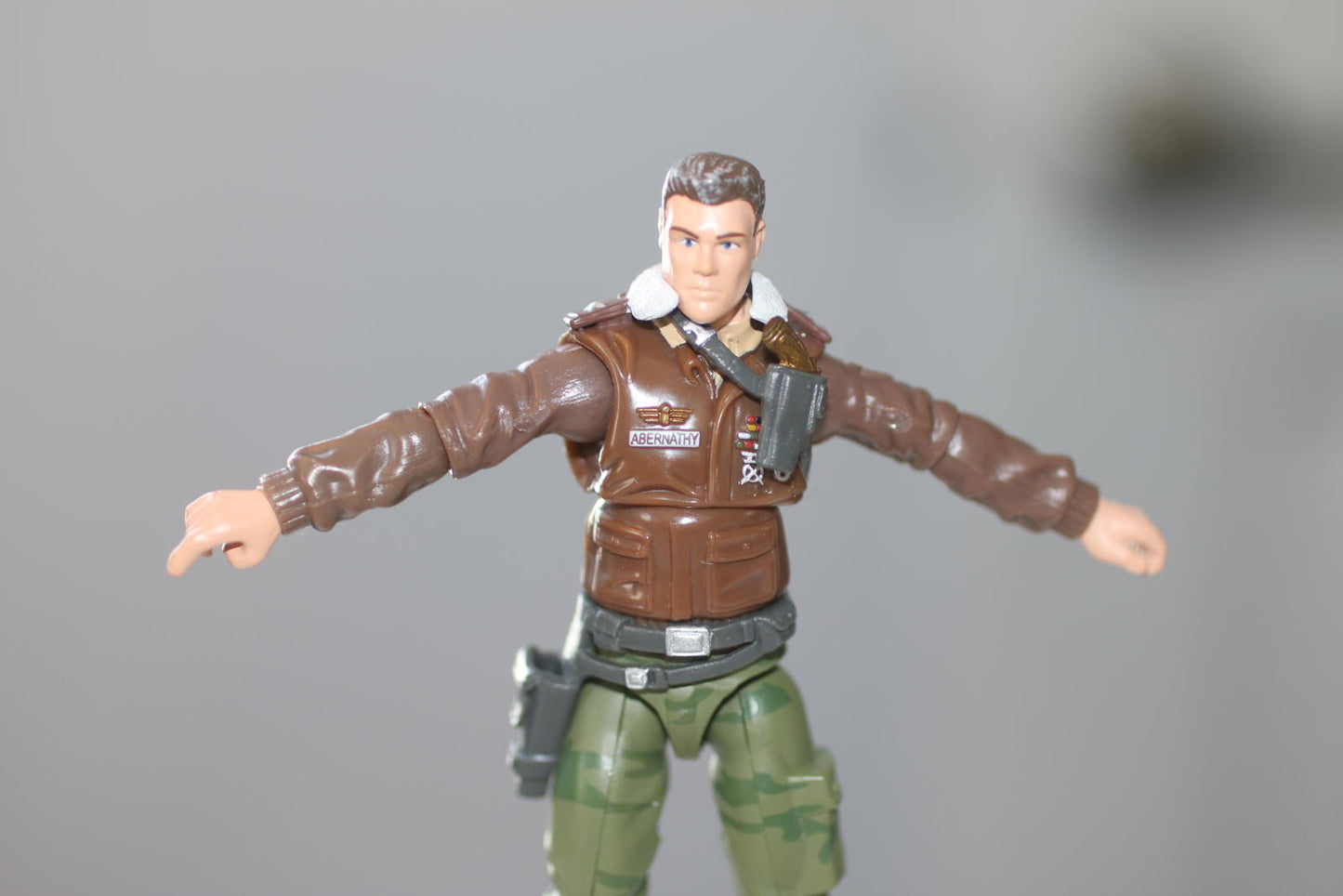 GI Joe 25th Anniversary 3.75" General Hawk 100% Complete w/ Stand action figure