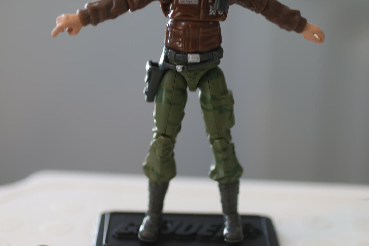 GI Joe 25th Anniversary 3.75" General Hawk 100% Complete w/ Stand action figure