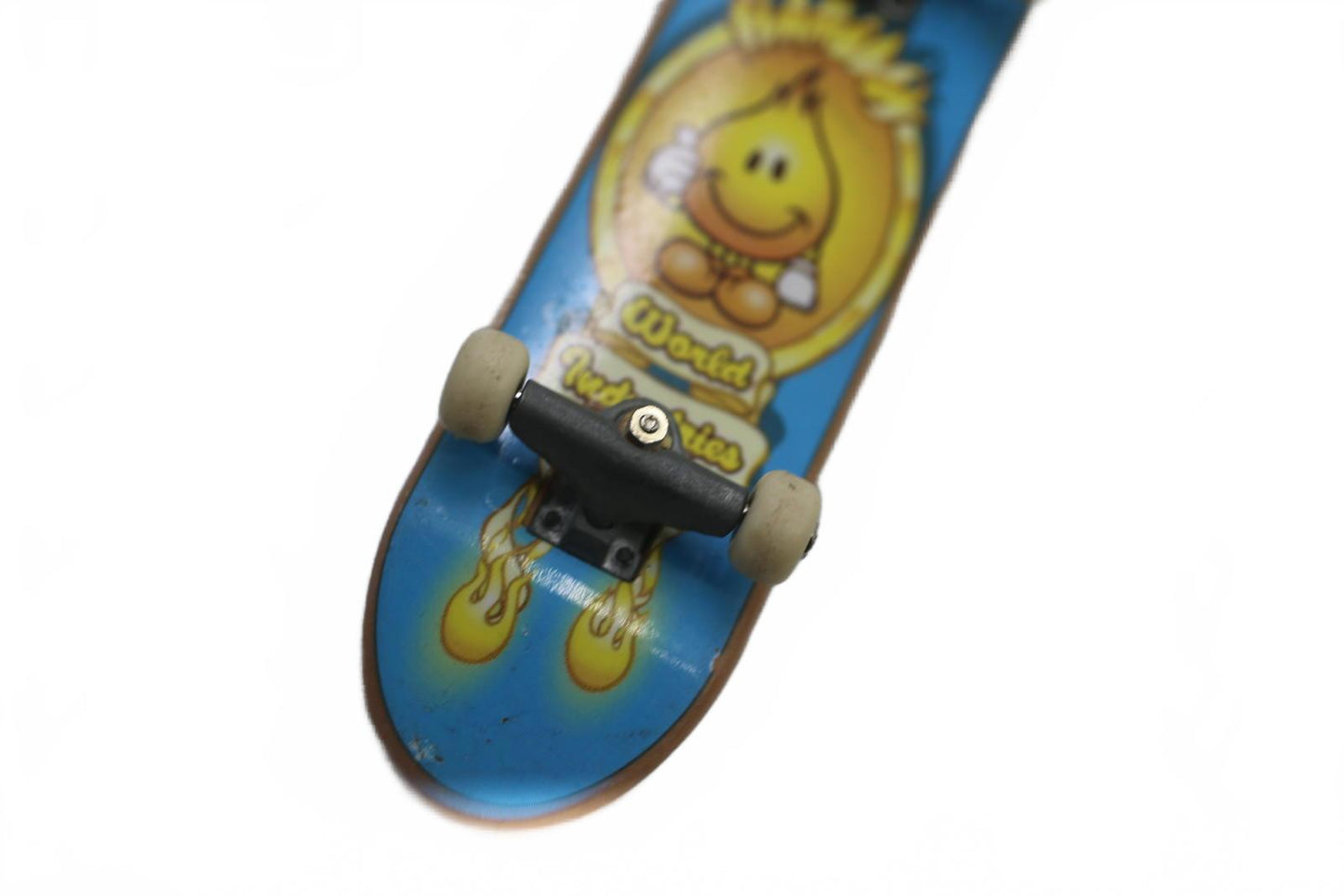 Mini Tech Deck 57mm World Industries Flame Boy Grey Vintage TM Original 🔥