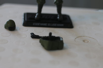 GI Joe 25th Anniversary 3.75" General Hawk 100% Complete w/ Stand action figure
