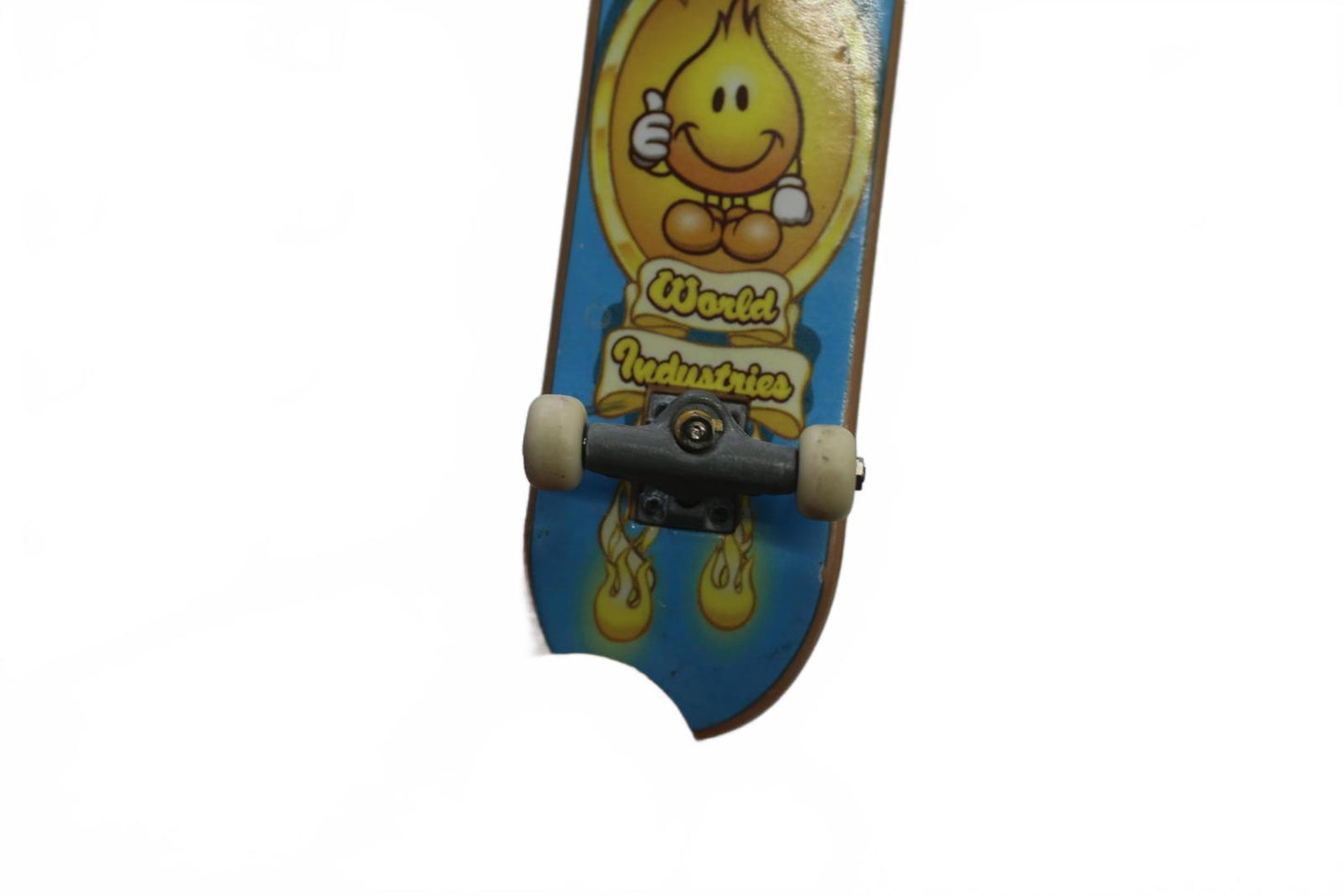 Mini Tech Deck 57mm World Industries Flame Boy Grey Vintage TM Original 🔥
