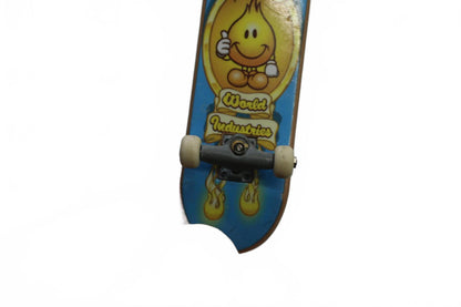 Mini Tech Deck 57mm World Industries Flame Boy Grey Vintage TM Original 🔥