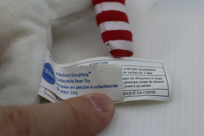 Lot of 3 Vintage 1990s Pillsbury Doughboy Plush Christmas – As Is