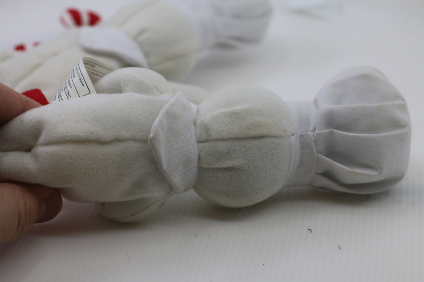 Lot of 3 Vintage 1990s Pillsbury Doughboy Plush Christmas – As Is