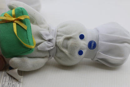 Lot of 3 Vintage 1990s Pillsbury Doughboy Plush Christmas – As Is
