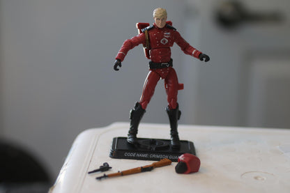 2008 GI JOE 25TH ANNIVERSARY CRIMSON GUARD V10 LOOSE 100% COMPLETE action FIGURE