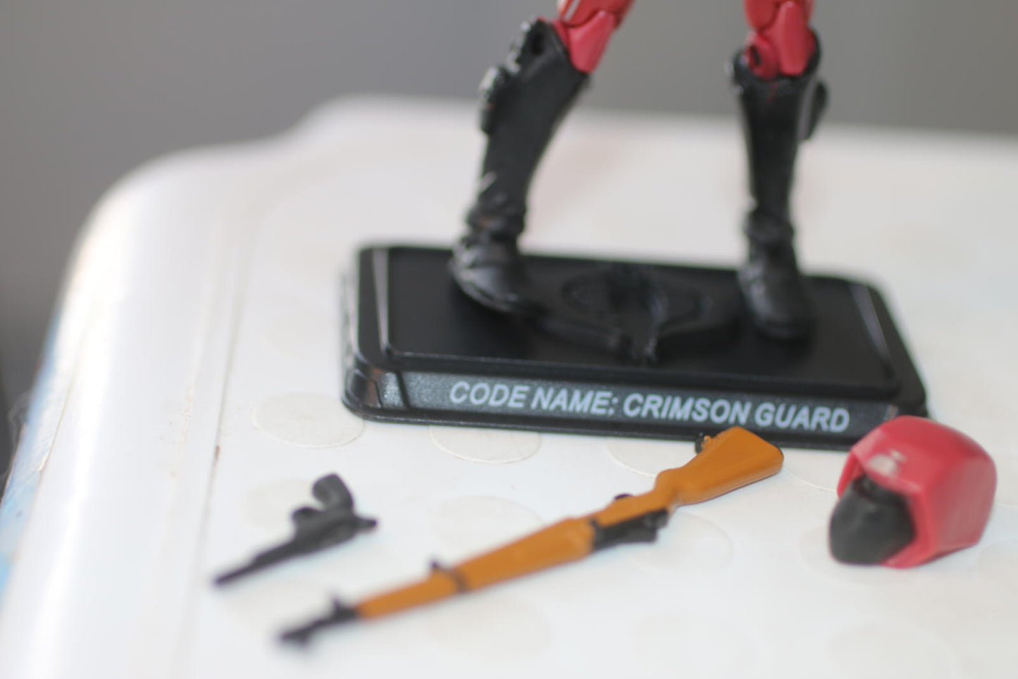 2008 GI JOE 25TH ANNIVERSARY CRIMSON GUARD V10 LOOSE 100% COMPLETE action FIGURE