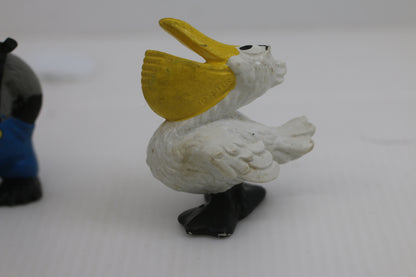 Rare Bully Petzi Figure Set of 5 – Bear, Sea Bear, Pelle & Turtle – Vintage Comic Figures