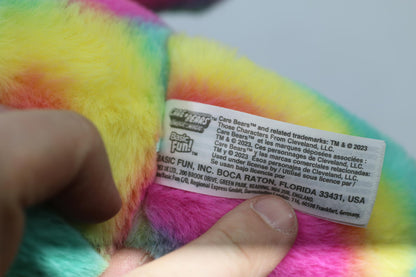 Care Bears 14” Good Vibes Bear - Tie-Dye Multicolored Stuffed Plush