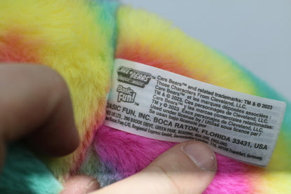 Care Bears 14” Good Vibes Bear - Tie-Dye Multicolored Stuffed Plush