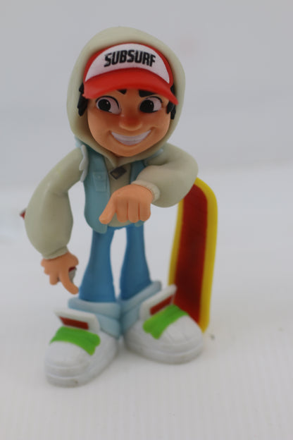 LS# Subway Surfers Sub Surf Spray Crew Jake Vinyl Figure 4" tall Toy Figure
