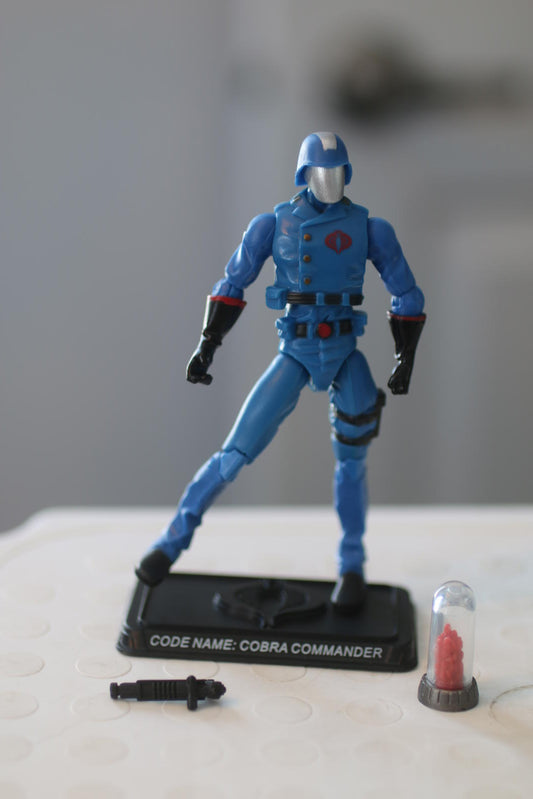 GI Joe 25th Anniversary Cobra Commander action Figure Loose Complete 2008