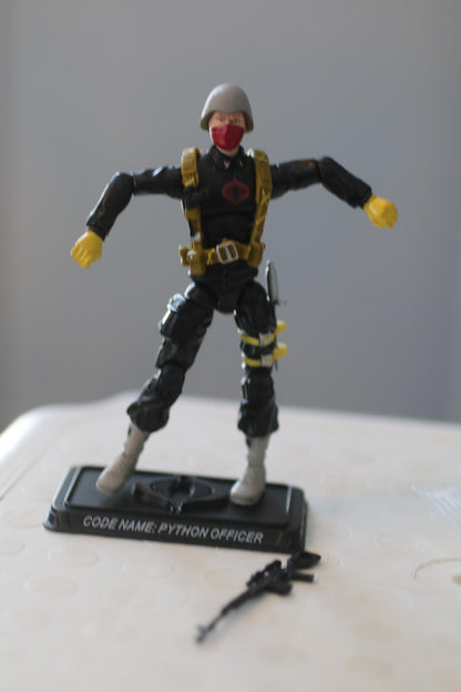G.I. Joe 25th Anniversary PYTHON OFFICER v2 Loose 3.75" Action Figure