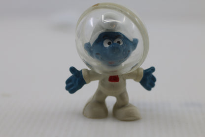 20003 RARE! Vintage ASTRO SMURF Bully PVC Figure 1970s