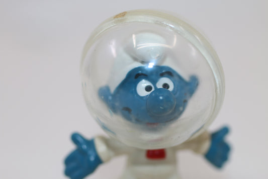 20003 RARE! Vintage ASTRO SMURF Bully PVC Figure 1970s