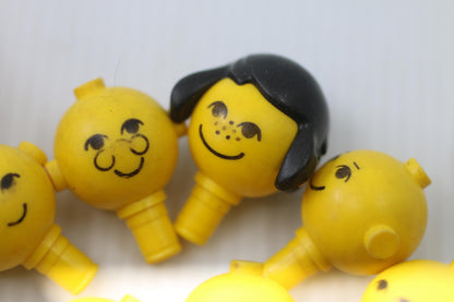 Lego Minifigure Parts Lot Family Figures Boy Girl Basic 1970s People head parts