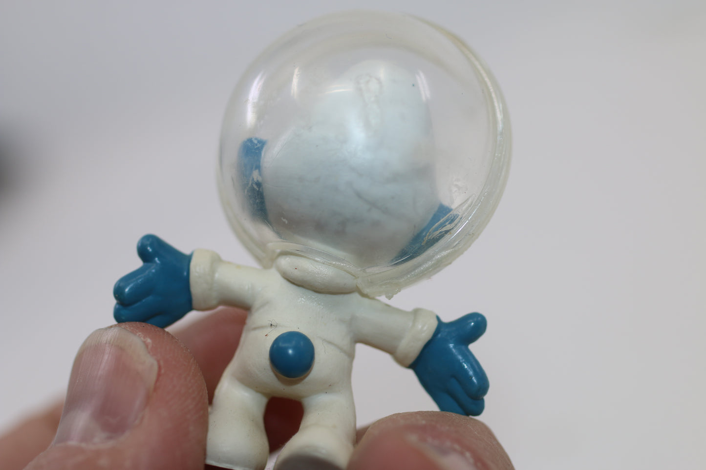 20003 RARE! Vintage ASTRO SMURF Bully PVC Figure 1970s