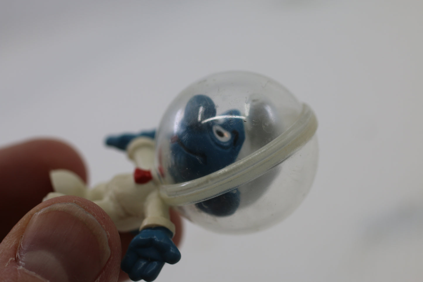 20003 RARE! Vintage ASTRO SMURF Bully PVC Figure 1970s