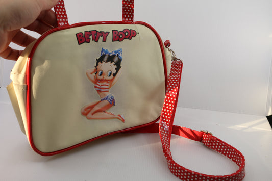 Betty Boop Sassy Handbag From 2003 Rare Collectible Piece! Spotted Side Strap