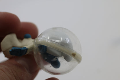 20003 RARE! Vintage ASTRO SMURF Bully PVC Figure 1970s