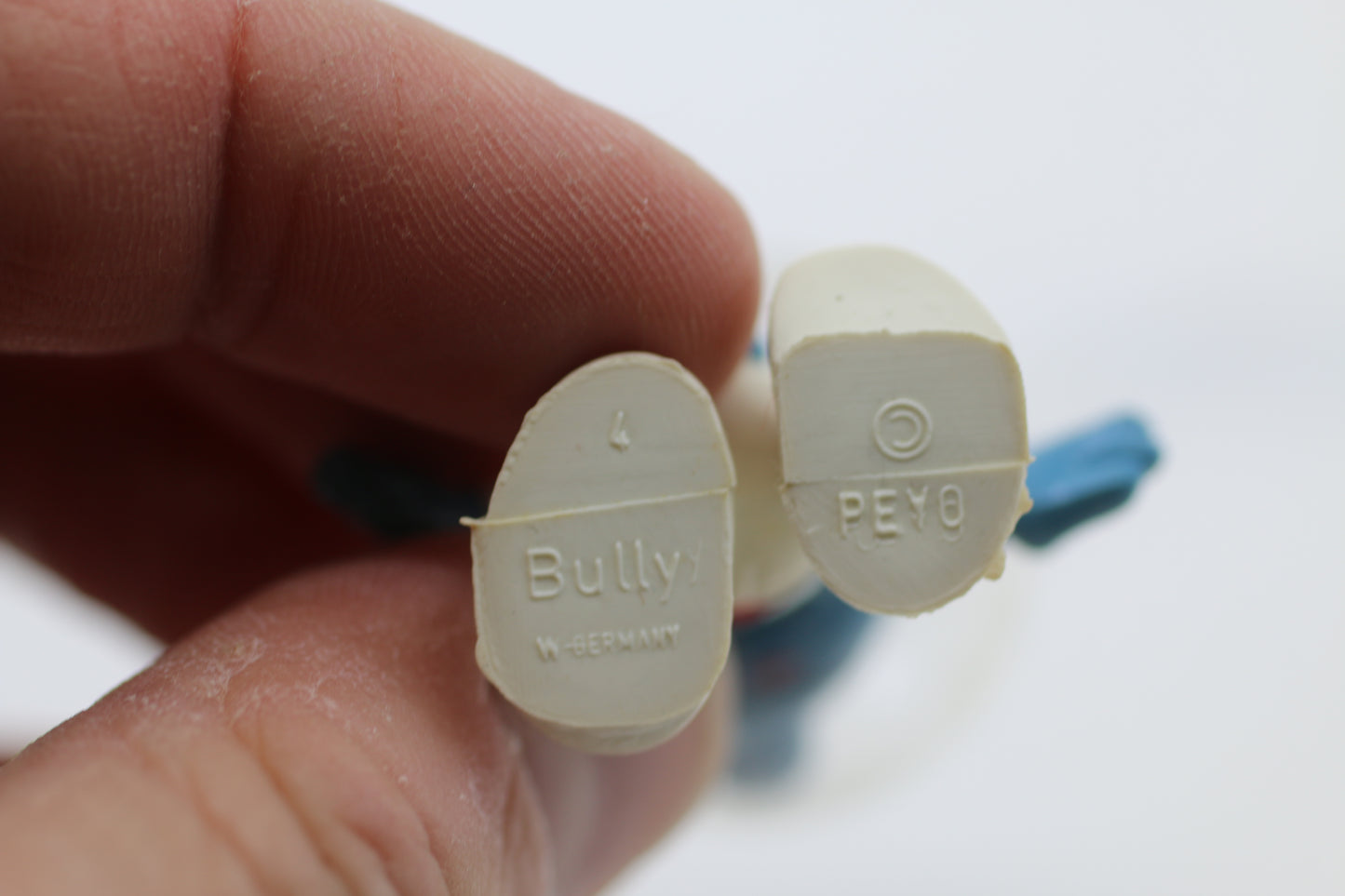 20003 RARE! Vintage ASTRO SMURF Bully PVC Figure 1970s