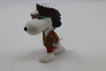 Snoopy Chief Native American PVC Figure United Feature 1958-66 E8