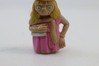 E.T. the Extra Terrestrial in a Pink Dress PVC Figure 1982 Universal Studios
