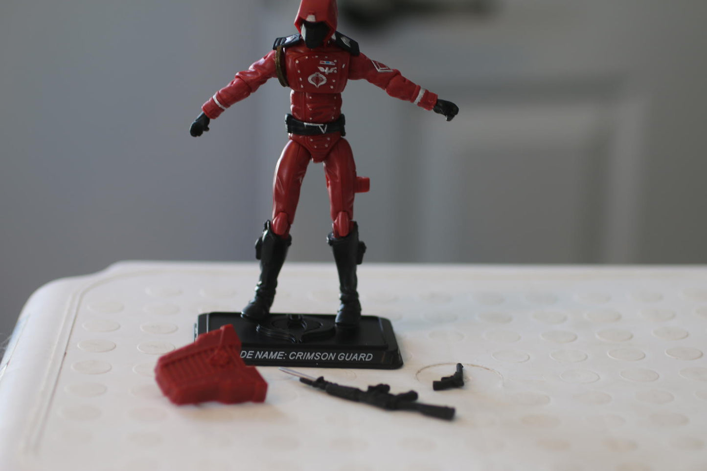 G.I-Joe 25th Anniversary Cobra Crimson Guard V9 Complete Rifle Pistol Army Build
