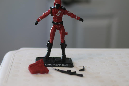 G.I-Joe 25th Anniversary Cobra Crimson Guard V9 Complete Rifle Pistol Army Build