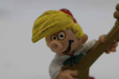 Smurfs 20499 Pewit Smurf Peewit Johan Rare Vintage Toy Figure PVC 80s