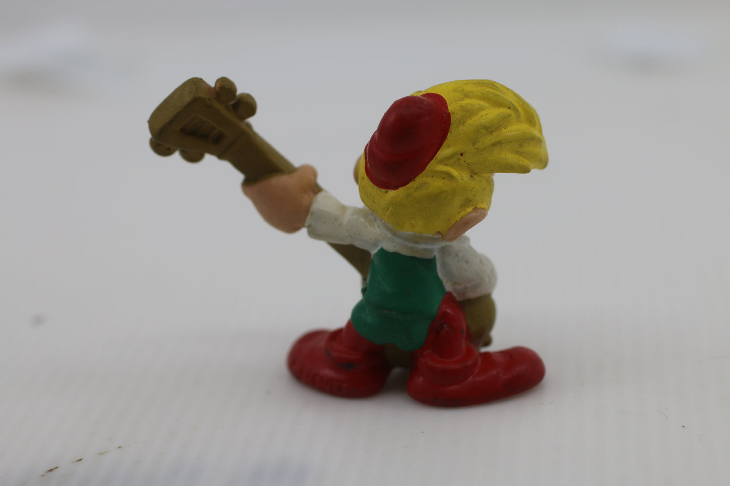 Smurfs 20499 Pewit Smurf Peewit Johan Rare Vintage Toy Figure PVC 80s