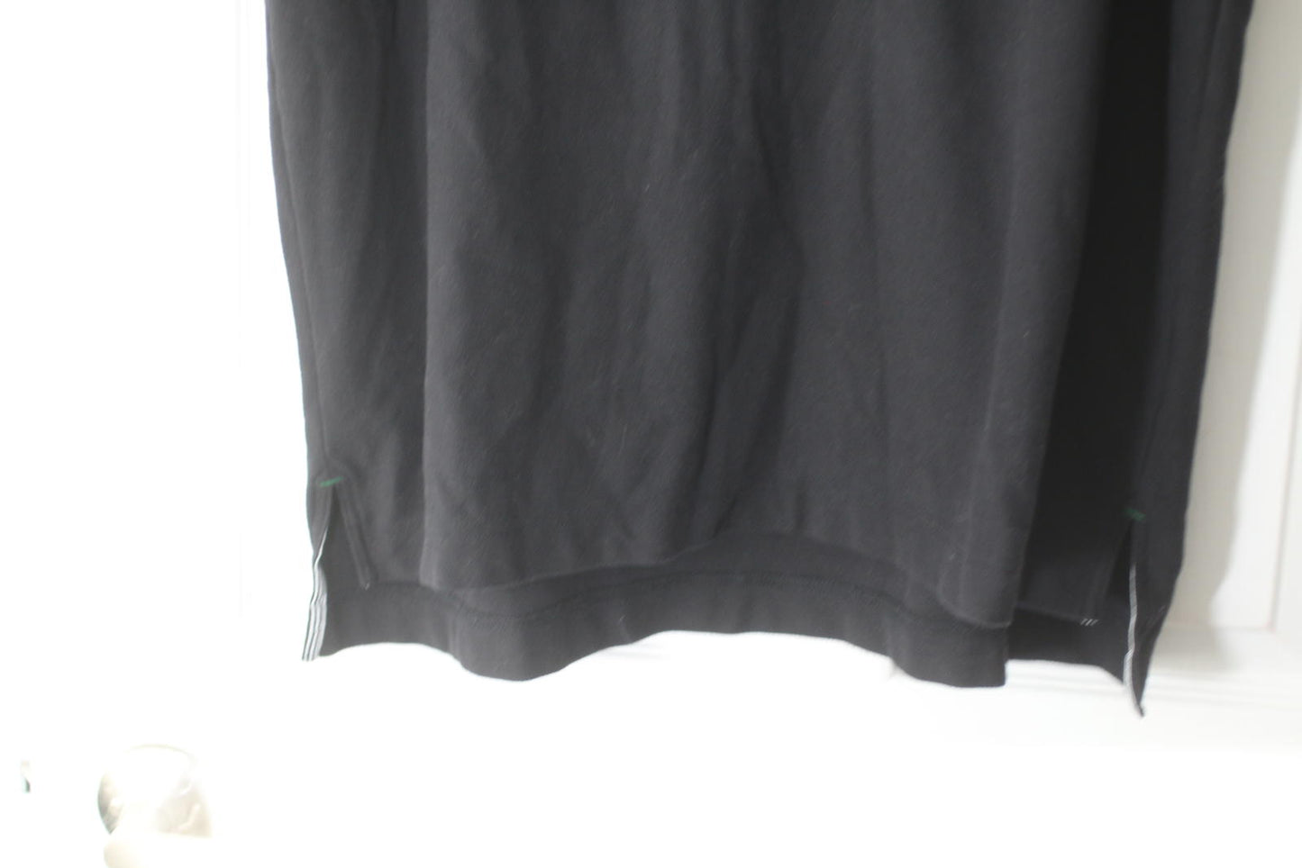 Tommy Hilfiger Black Polo Shirt XL Classic Logo 100% Cotton