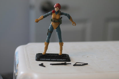 2007 Hasbro G.I. Joe 25th Anniversary SCARLETT v8 Action Figure 100% Complete #2