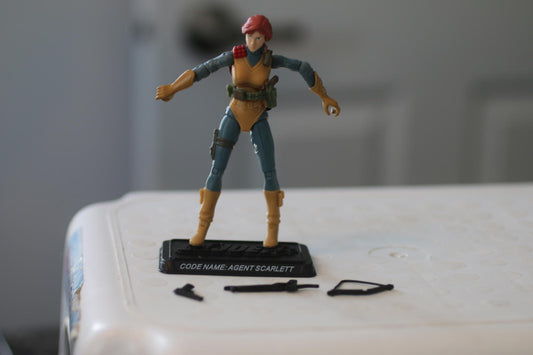 2007 Hasbro G.I. Joe 25th Anniversary SCARLETT v8 Action Figure 100% Complete #2