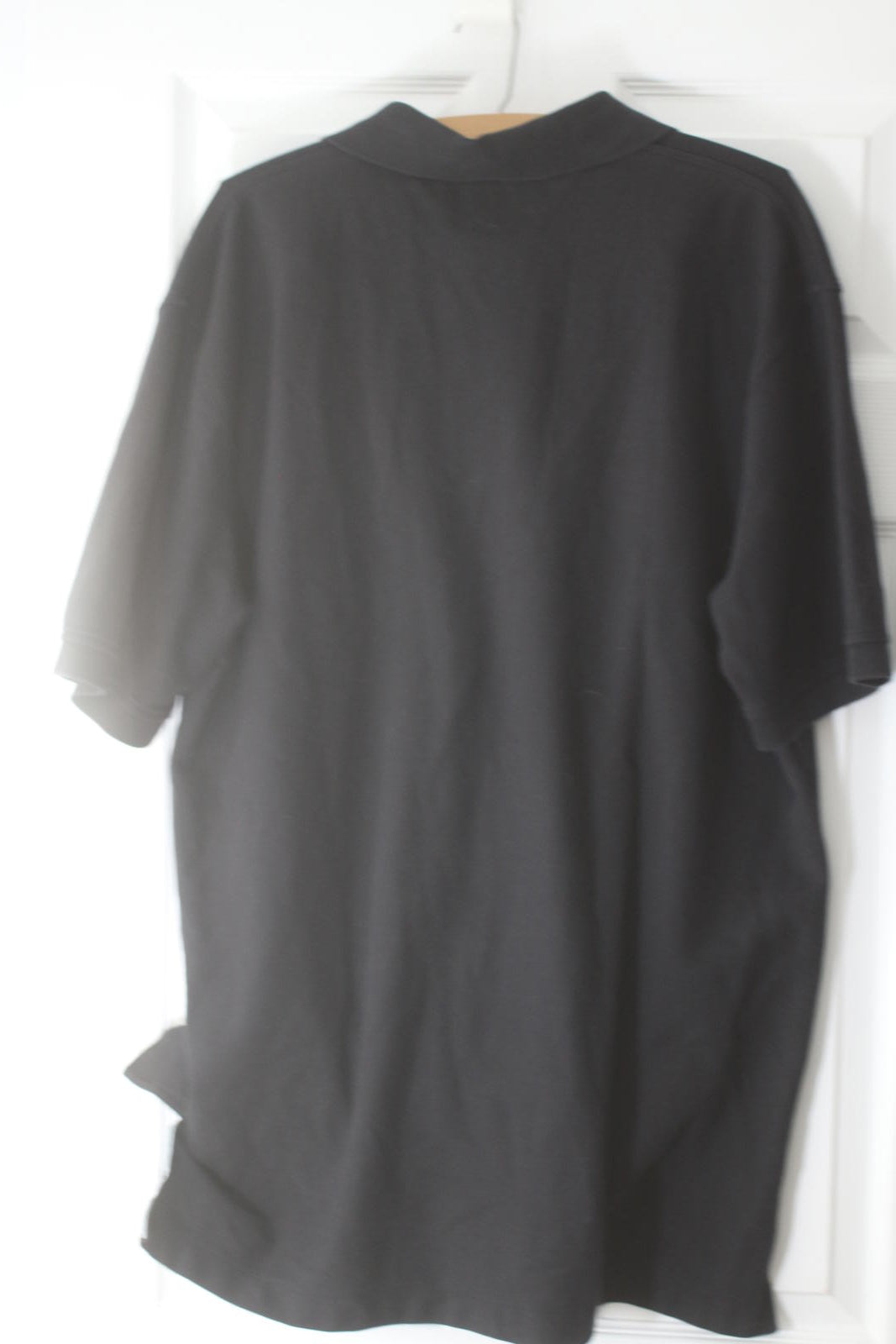 Tommy Hilfiger Black Polo Shirt XL Classic Logo 100% Cotton