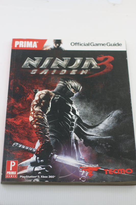 Ninja Gaiden 3 Official Game Guide Prima Used Good Condition See Photos #1