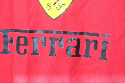 Ferrari Red Graphic T Shirt XL Fruit Of The Loom Racing Logo