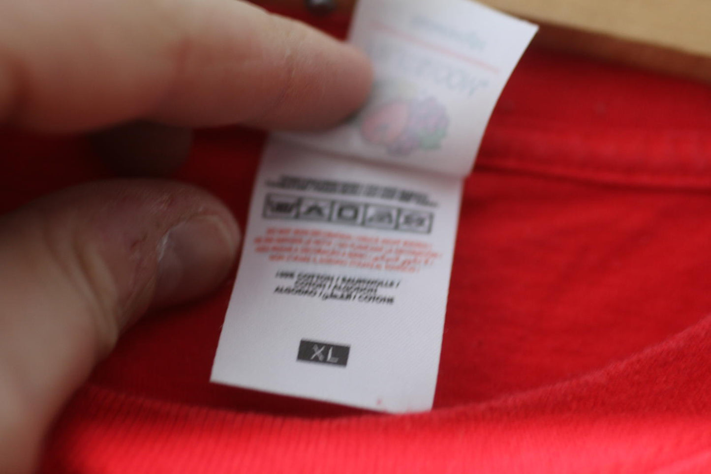 Ferrari Red Graphic T Shirt XL Fruit Of The Loom Racing Logo