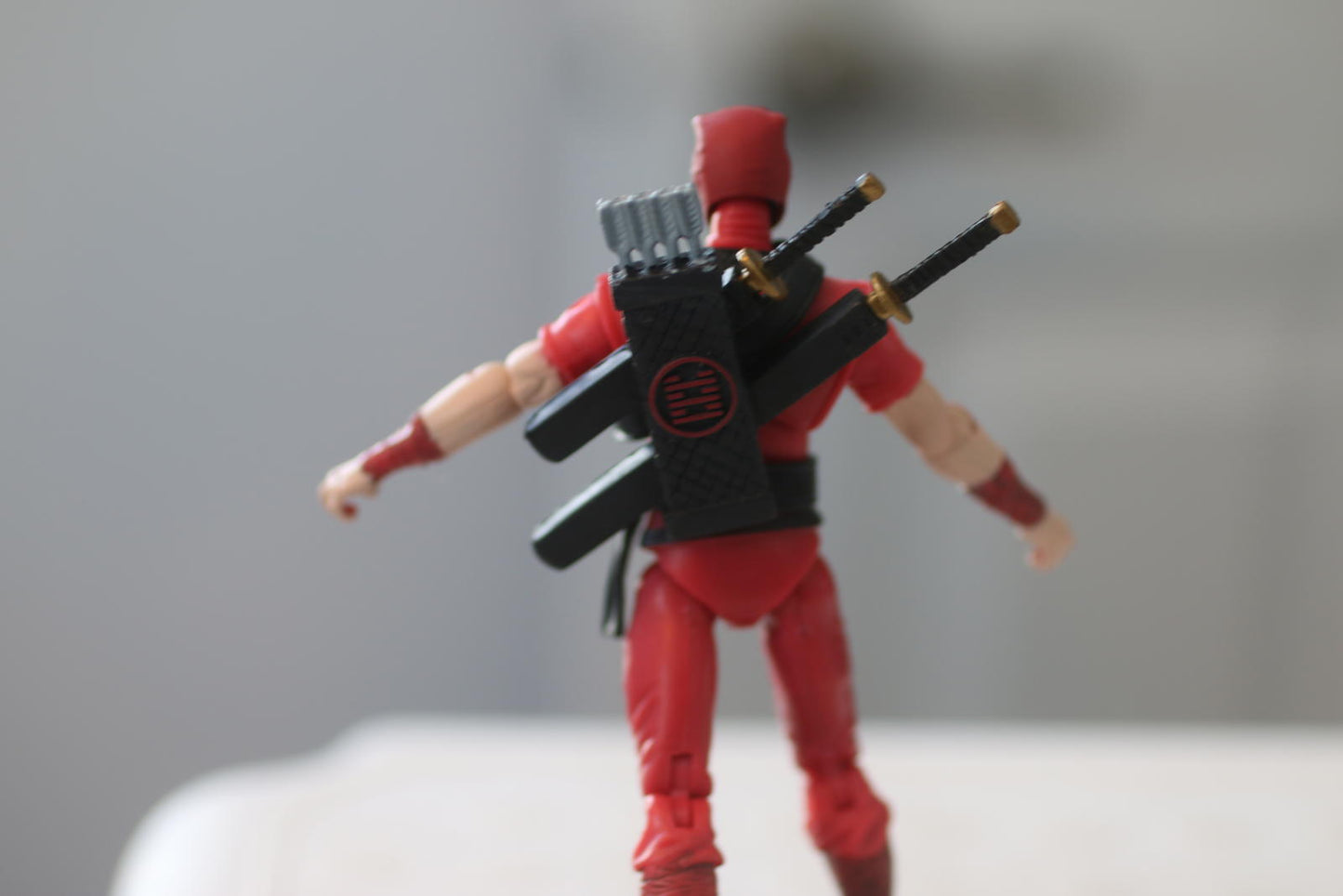 GI Joe 25th Anniversary COBRA RED NINJA v2 The Enemy 3.75" Figure 2007 Complete