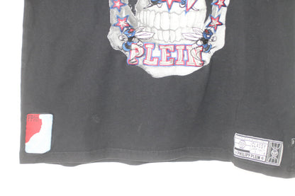 Philipp Plein Originals Skull Bee Basketball T Shirt Black