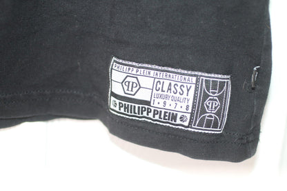 Philipp Plein Originals Skull Bee Basketball T Shirt Black