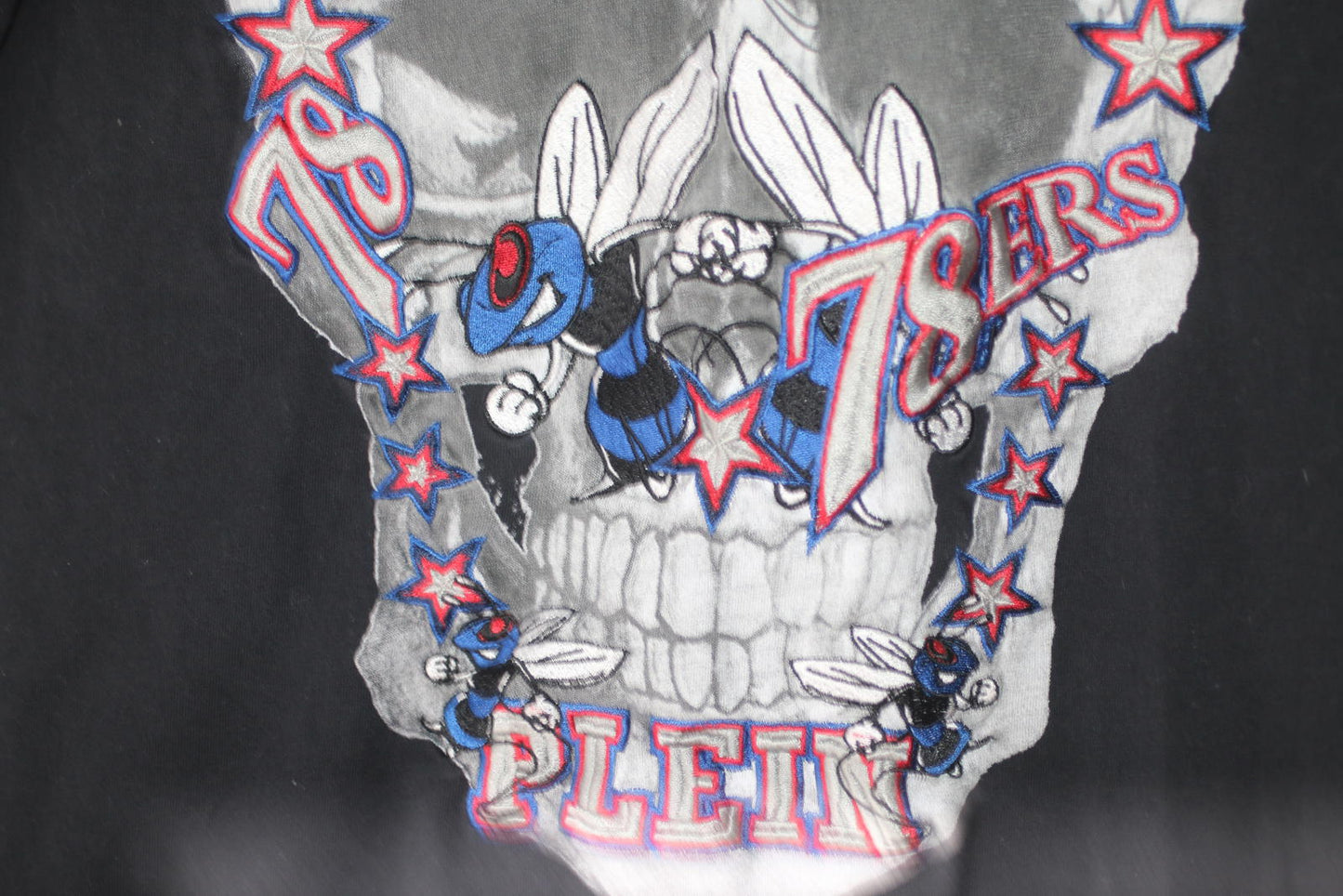 Philipp Plein Originals Skull Bee Basketball T Shirt Black