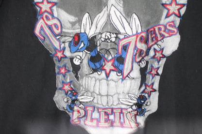 Philipp Plein Originals Skull Bee Basketball T Shirt Black
