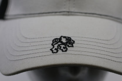 Vintage Point Zero Baseball Cap Crest Logo Black White Adjustable
