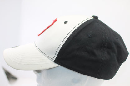Vintage Point Zero Baseball Cap Crest Logo Black White Adjustable