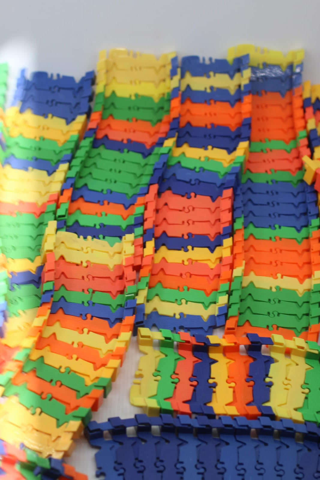 Magic Track Trax Flexible Track huge Lot Of Track for Cars parts pieces toys