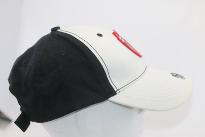 Vintage Point Zero Baseball Cap Crest Logo Black White Adjustable