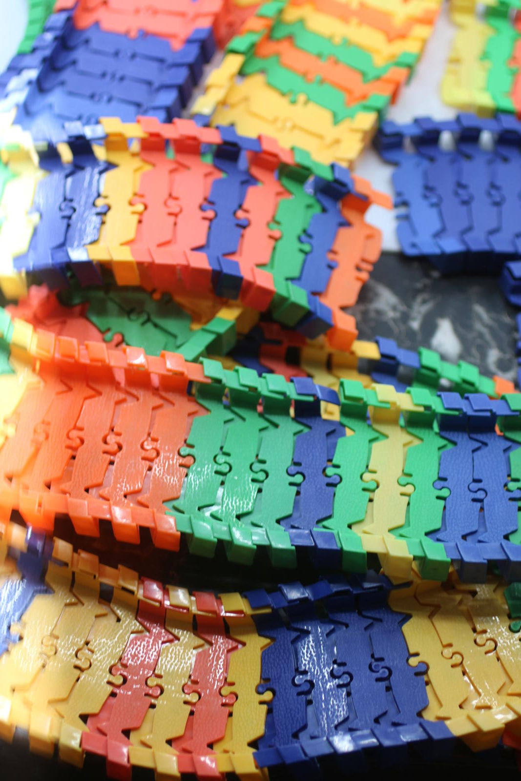 Magic Track Trax Flexible Track huge Lot Of Track for Cars parts pieces toys